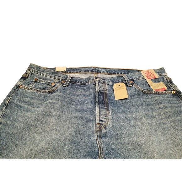 Levi’s 501 Jeans 150th Anniversary Women's Plus Size Pieced Denim Button Fly NWT - Picture 2 of 6